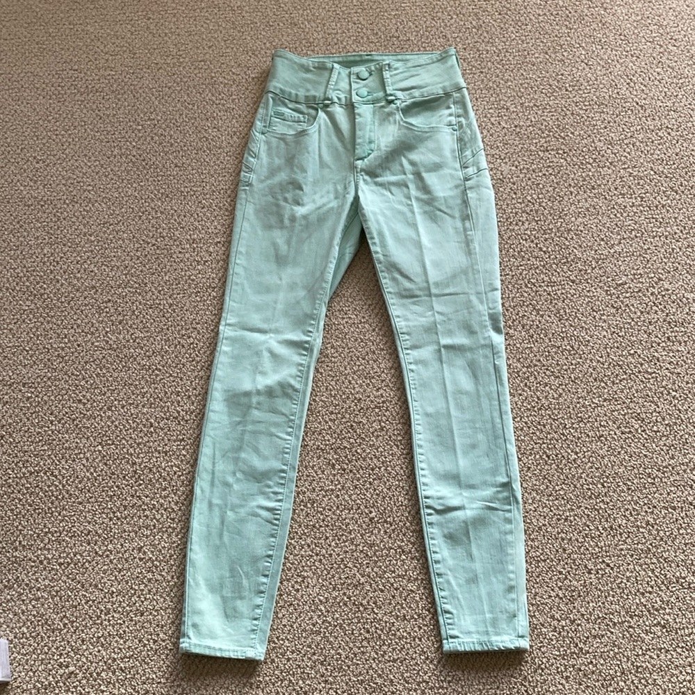 Tiffosi Denim Collection Double-Up High Rise Skinny Jeans Size 28 Blue Like New